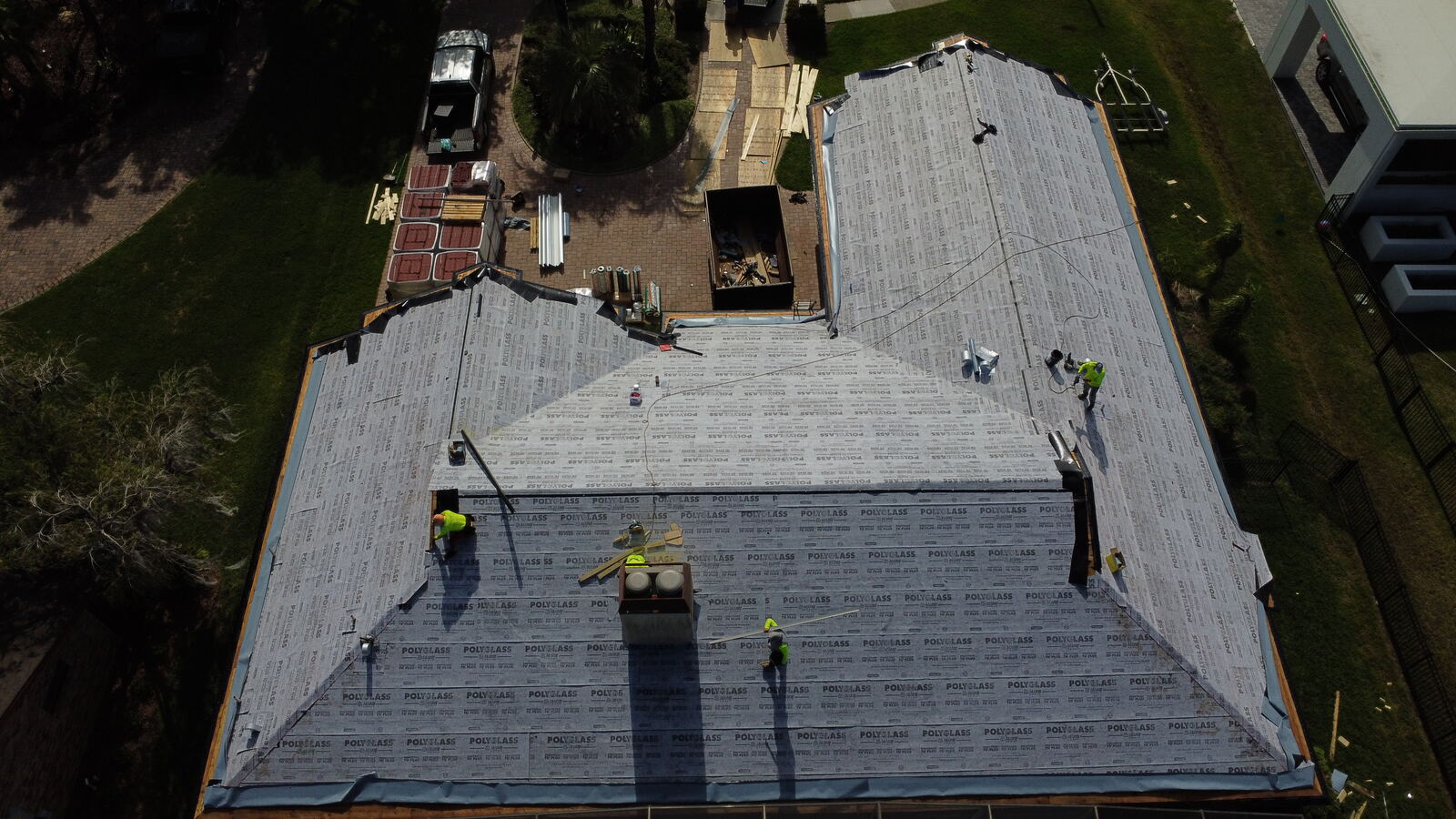 Tile roof underlayment install detail